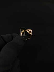 Bague de luxe en or massif 18 carats, sertie de diamants naturels, bijoux fins, hip hop, bagues de mariage, bagues de fiançailles, cadeau pour les fêtes - Product Image 4