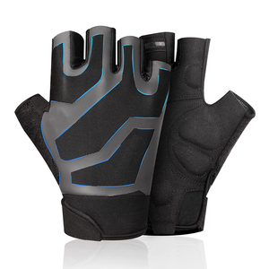 Guantes de Ciclismo de Media Palma, Transpirables, de Cuero, Compatibles con Pantalla Táctil, para Deportes al Aire Libre, Levantamiento de Pesas, Trabajo en Fábrica - Product Image 1