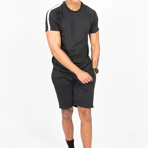 Ensembles courts pour homme abordables à vendre Tenues deux pièces décontractées Ensembles de vêtements d'été pour hommes Léger et confortable pour les journées chaudes - Product Image 2