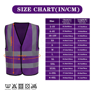 เสื้อกั๊กนิรภัยแบบสะท้อนแสงสำหรับงานก่อสร้าง หลายขนาด รับผลิตตามแบบ (OEM) ขายดี - Product Image 6