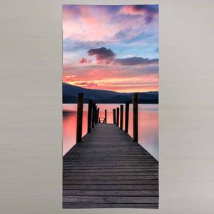 Toalla de playa de algodón personalizable 350 GSM Digital impresa con estilo Tropical para gimnasio Vacaciones verano tomar el sol 35 - Product Image 4