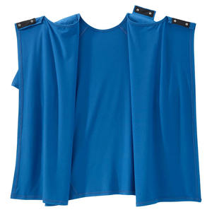 Vêtements adaptés pour enfants et adultes Chemise de récupération post-chirurgie avec boutons-pression sur les épaules et les côtés Haut d'accès au port de chimio pour plus de confort - Product Image 6