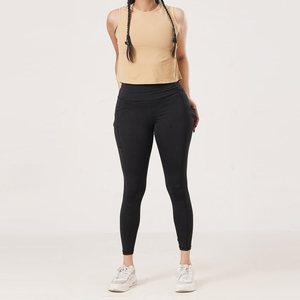 Camiseta sin mangas de algodón en blanco para gimnasio, logotipo bordado personalizado, camisetas sin mangas acanaladas de verano a granel para mujer - Product Image 6