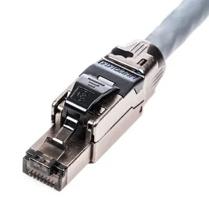 Cat 8 40G כבל תיקון איתרן מוצק במהירות גבוהה S/FTP 22AWG 1m-30m אפור