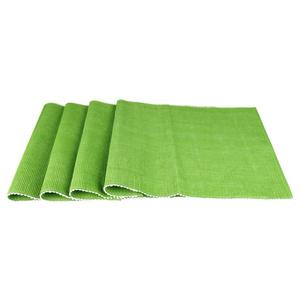 Mantel Individual de mesa de costilla de algodón 100%, manteles individuales de lino con patrón cuadrado sólido moderno de lujo para el hogar, hoteles, bodas tejidas - Product Image 5