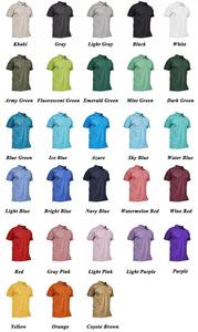 Venta al por mayor de camisetas de Polo de manga corta de diseño personalizado de talla grande ropa de hombre de algodón logotipo personalizado bordado camisas de polo sólidas - Product Image 5