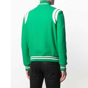 Chaquetas y Abrigos Deportivos de Invierno para Hombre, Chaqueta Varsity de Béisbol, Estilo Bomber, de Algodón, con Letras Bordadas - Product Image 4