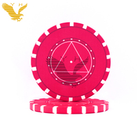 Jetons de jeu YH Entertainment 39 mm, jetons de roulette personnalisés, jetons de casino en céramique non toxiques, 7 couleurs, 10 g/pièce pour table de roulette