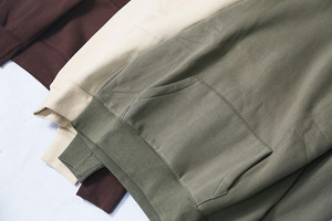 เสื้อโค้ทมีฮู้ดแบบสวมศีรษะมีซิปสำหรับฤดูหนาวผ้าคอตตอน100% พิมพ์ลายออกแบบได้ตามต้องการ - Product Image 5