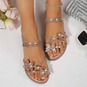 Sandales d'été pour la marche en bord de mer, chaussures orthopédiques confortables pour femmes, sandales plates avec soutien de la voûte plantaire, chaussures de plage à séchage rapide et antidérapantes - Product Image 2