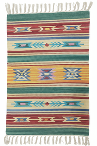 Tapis moderne en peluche de coton de qualité supérieure - Utilisation en voyage et à la maison Lavable et réversible - Product Image 2