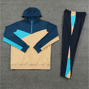 Conjunto Deportivo de Algodón para Hombre de Alta Calidad OEM, Primavera, Color Sólido, Cálido, Forro Polar, Manga Larga, Transpirable, Secado Rápido, Diseño Personalizado - Product Image 4