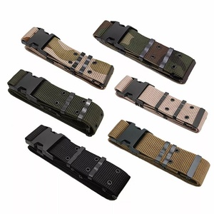 Adjustable Comfortable Quick-Release Nylon Tactical Belt <b>Men</b> Outdoor Use Security Waistband Various Personal Defense Equipment - Product Image 4