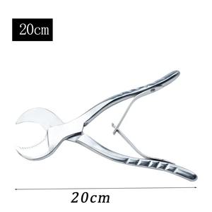 Ciseaux à gypse dentaire manuels artisanaux, pinces en acier inoxydable avec lame dentelée, poignée ergonomique, outil de coupe à 3 mâchoires - Product Image 2