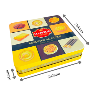 Boîte de conserve en métal personnalisable OEM Boîte cadeau vide de qualité alimentaire pour bonbons, chewing-gum, sucre, chocolat, stockage-Caractéristique recyclable - Product Image 1