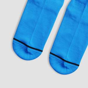 Chaussettes de sport Endura Gym pour hommes et femmes, bleu rayé, 100% coton, sportives, automne, antibactériennes, résistantes à la transpiration, personnalisables - Product Image 6