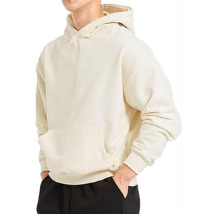 OEM logotipo personalizado a todo color tamaño telas gráfico de alta calidad jersey en blanco Sudadera con capucha unisex logotipo personalizado - Product Image 2