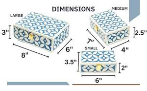 Joyero con incrustaciones de hueso hecho a mano de lujo indio, joyería con incrustaciones de hueso personalizada y caja decorativa en la costa baja de HF CRAFTS - Product Image 3