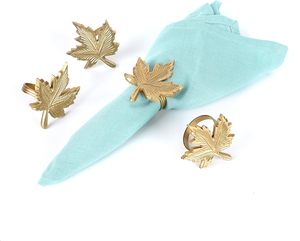 Rond de serviette décoratif écologique pour les mariages dîners festifs superbes motifs pour la décoration intérieure Arrangements de table de vacances - Product Image 1