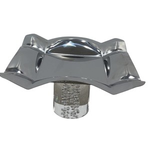 Cuenco de chocolate de mesa de acero inoxidable con base acrílica para boda, cuenco para servir chocolate decorativo, accesorio de Hotel - Product Image 1