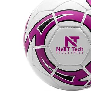 Balón de entrenamiento de fútbol de Next Tech Industries, material de PU para fines de entrenamiento con diseño personalizado y logotipo personalizado - Product Image 4