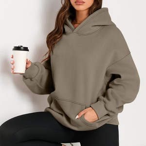 2025 Autumn Loose Casual Long Sleeve Hooded Pullover Personality Streetwear 100% Cotton Men <b>Women</b> Customized Printed Front - Product Image 5