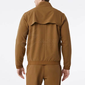 แจ็กเก็ตขัดผิวสำหรับผู้ชายเนื้อนุ่มมีกระเป๋าขัดผิวพร้อมกระดุมสแน็ปและกระเป๋าที่ใช้งานได้จริง - Product Image 2