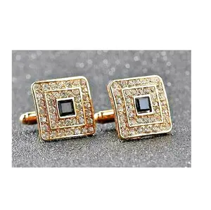 Latest Design 2.40 Ct Princess Diamond Cuff Links for Cocktail Parties Occasion from Indian Supplier