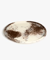 Westerse stijl gepolijste hars luxe schaal Indiase witte swirl salade schaal fruit schaal feestelijke hoge kwaliteit elegante voedselveilige kwaliteit