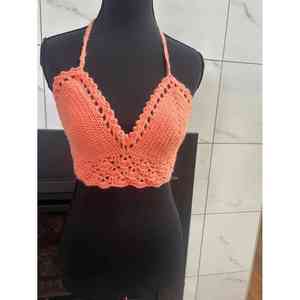 Top de ganchillo de tendencia de estilos de ropa de moda de mujer más vendida con alta calidad - Product Image 4