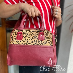 New Arrival Stylish Animal Print Fur Recycled <b>Leather</b> Tote Underarm Bags Women Fashionable Multi Color High Quality <b>Shopping</b> Bag - Product Image 1