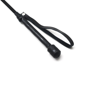 Equipo de diseño personalizado Cultivos ecuestres Cuerda Venta Cuero Acolchado Carreras Látigo Caballo - Product Image 3