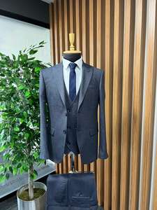 Costume de haute qualité au meilleur prix costumes confortables pour hommes fabricant direct en gros pas cher préféré par les jeunes Custo - Product Image 2