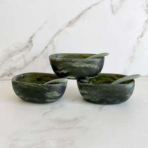 Cuenco para servidor de ensalada de resina epoxi hecho a mano de la mejor calidad, diseño moderno único con patrón de Ángel para bodas y fiestas en la India - Product Image 2