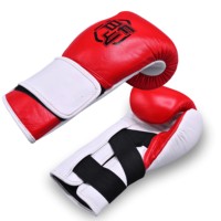 Fabricant de gants de boxe sur mesure | Gants d'entraînement et de sparring professionnels avec support supérieur du poignet, vente en gros OEM, couleur rouge