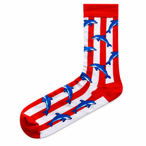 Chaussettes fantaisie aux couleurs vives en coton peigné, motifs variés, pour adultes unisexes, vente en gros, fabricant - Product Image 4