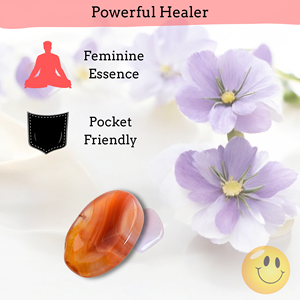 Vente en gros d'agate à bandes rouges polies en cristal naturel pierre de soin chakra de fée ovale verte thérapie de guérison pierre précieuse de massage reiki - Product Image 5