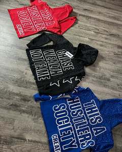 Streetwear de haute qualité avec logo personnalisé sweats à capuche sérigraphiés en coton surdimensionné Boxy vieilli avec fermeture éclair et strass - Product Image 6