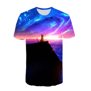 เสื้อทีเชิ้ตหลากสีสำหรับผู้ชายเสื้อพิมพ์ลายสำหรับร่างกายแขนทำตามสั่ง - Product Image 6