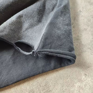 Camiseta sin mangas de punto informal de algodón 100% HIC para hombre, lavada, 240gsm, de alta calidad, ecológica, holgada, de gran tamaño, sin mangas, con logotipo personalizado - Product Image 3