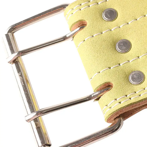 Best Quality QASWA SPORTS Leather Breathable Professional Protection Power <b>Belt</b> Strong Durable Fitness <b>Exercise</b> Weightlifting - Product Image 6