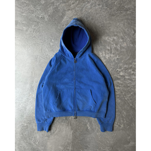 Sweats à capuche vintage personnalisés délavés à l'acide ensemble de pantalons de survêtement et sweat à capuche en éponge française avec fermeture éclair pour hommes survêtements - Product Image 3