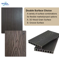 Nouveauté en vente, livraison gratuite, terrasse en composite bois-plastique anti-rouille, surface antidérapante, revêtement de sol en composite bois-plastique