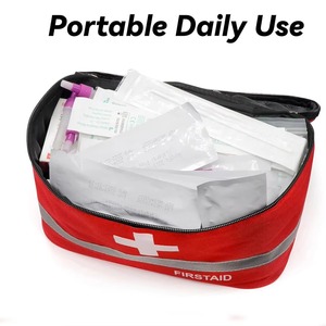 กระเป๋าปฐมพยาบาลสำหรับผู้ใหญ่แบบใหม่ ผลิตตามสั่ง เป็นมิตรกับสิ่งแวดล้อม ดีไซน์คลาสสิก หรูหรา ซิปคุณภาพ น้ำหนักเบา ผลิตจากผ้าไนลอน ผ้าฝ้าย ผ้าโพลีเอสเตอร์ ราคาขายส่ง - Product Image 2