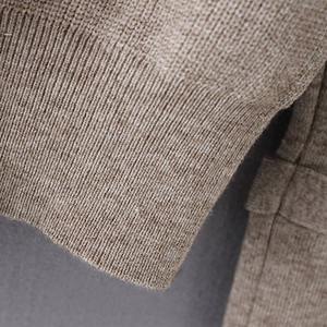 Custom <b>Women'S</b> Sweater Knit SweaterTop Thickened Solid Color Warm Sweater <b>Oversized</b> Crewneck Sweatshirt Outfits <b>for</b> <b>Women</b> - Product Image 4