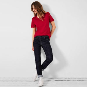 Fabricación profesional Camisetas de mujer más vendidas Camiseta ajustada de nuevo diseño - Product Image 4