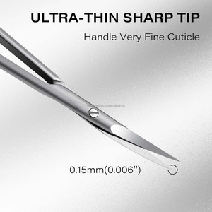 Professional Custom Beauty Tool Manicure Scissors for Nail <b>Care</b> Stainless Steel Handle Cuticle Dead Skin Removal Scissor - Product Image 4