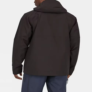 Men's <b>Lightweight</b> Canvas Windbreaker <b>Jacket</b> for Outdoor Sports Water & Windproof Hoodie with Custom Logo for <b>Running</b> & Hiking - Product Image 5