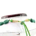 Collier de perles ovales en émeraude verte améliorée de qualité AAA+, 494,00 carats, extraies de la terre, Cus-Jew104 - Product Image 2
