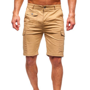 Pantalones cortos de carga para hombre, ajustados, con múltiples bolsillos, para exteriores, de secado rápido, transpirables, cómodos, con cintura elástica, pantalones cortos de carga, venta al por mayor, OEM - Product Image 4